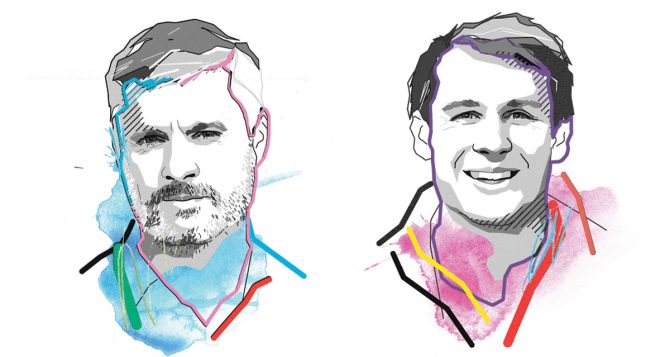 illustration of Narada Golden and Chris Edmonds - WSP